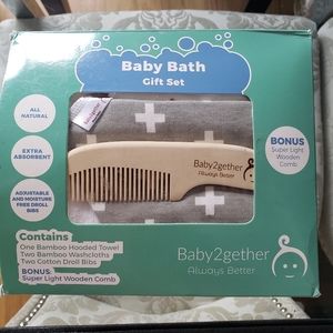 Organic Bamboo Baby Bath Set